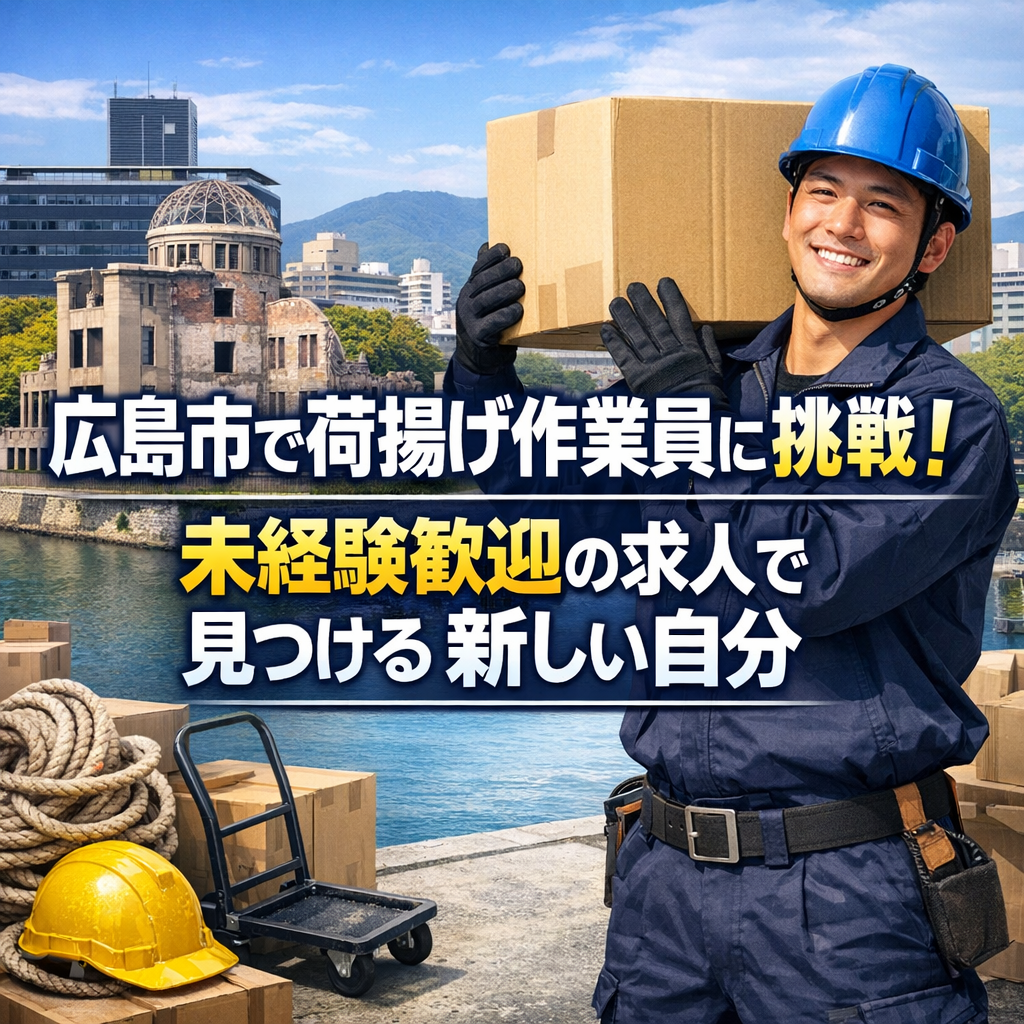 広島市で荷揚げ作業員に挑戦！未経験歓迎の求人で見つける新しい自分