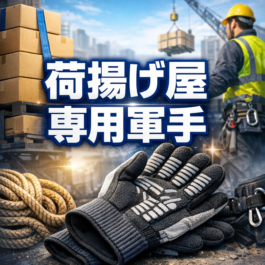 現場の声から生まれた！荷揚げ屋専用軍手が荷揚げに欠かせない理由